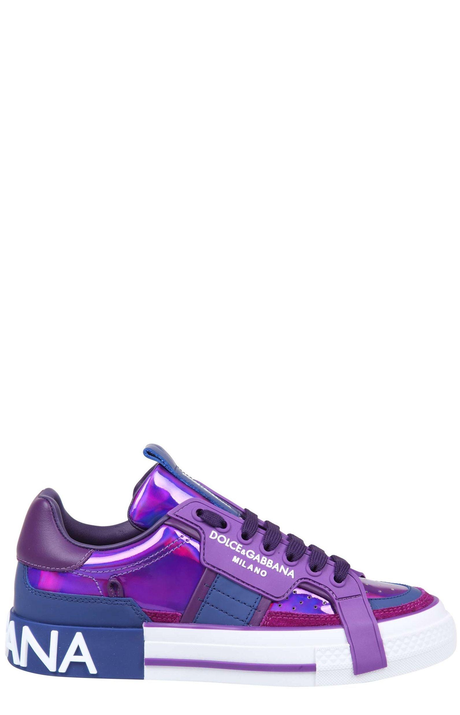 dolce gabbana Purple Custom 2zero Sneakers