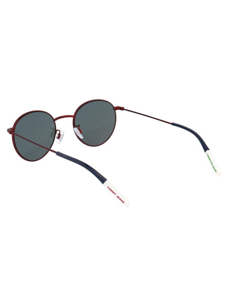 Tommy Hilfiger Round Frame Sunglasses in Blue | Lyst