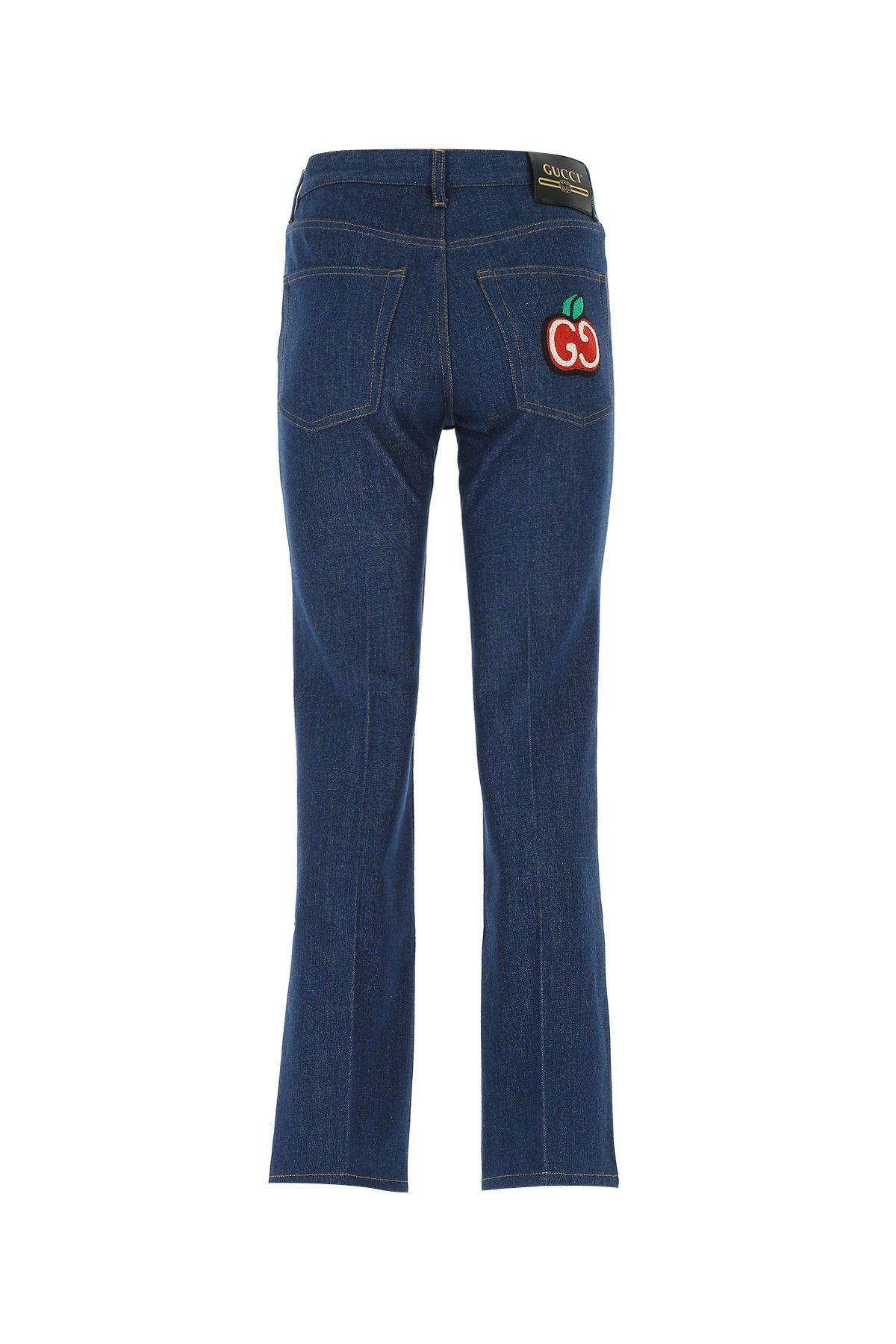 gucci patch pants