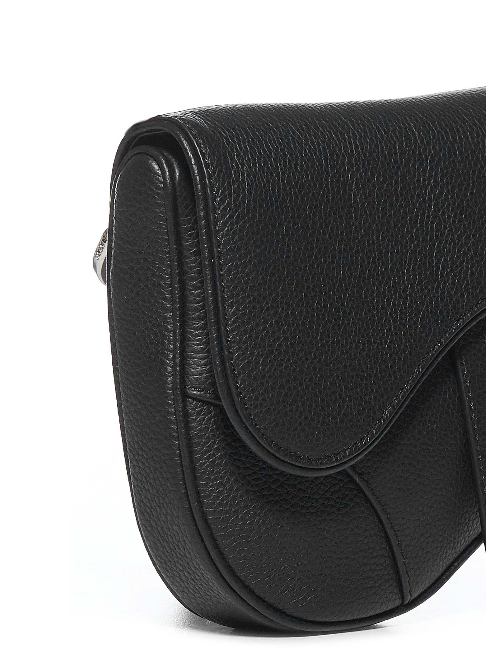 Dior Mini Saddle Bag - Black