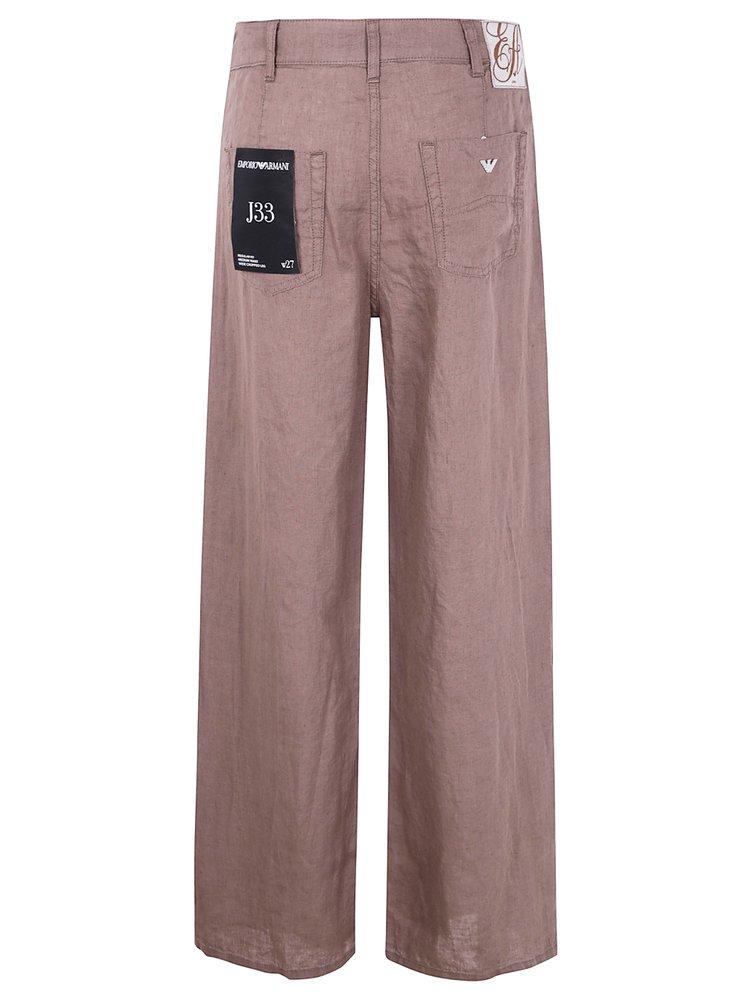 Emporio Armani Wide-leg jeans for Women | Online Sale up to