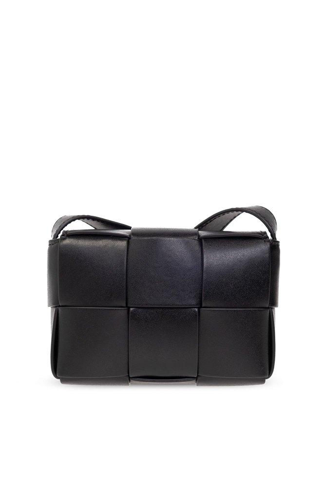 Bottega Veneta 'Cassette Micro' Shoulder Bag in Black for