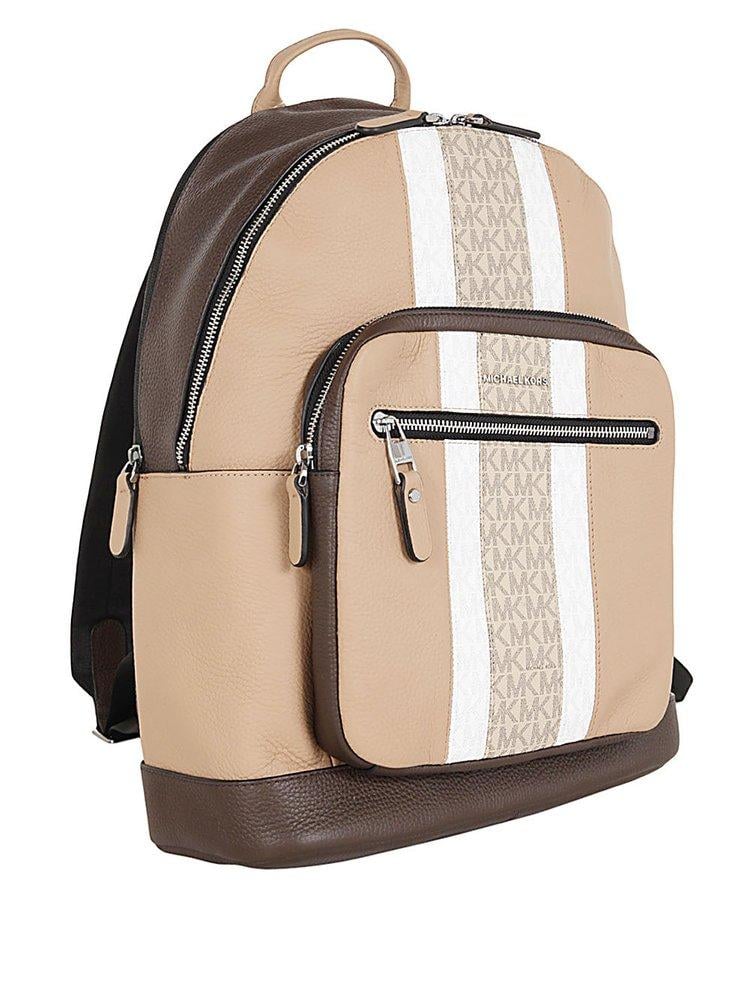 Buy the Michael Kors Monogram Backpack Brown