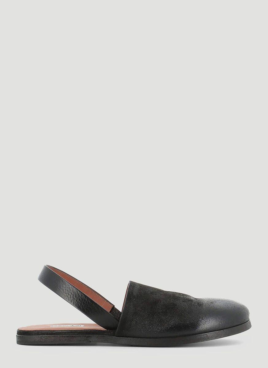 flat shoes for men black