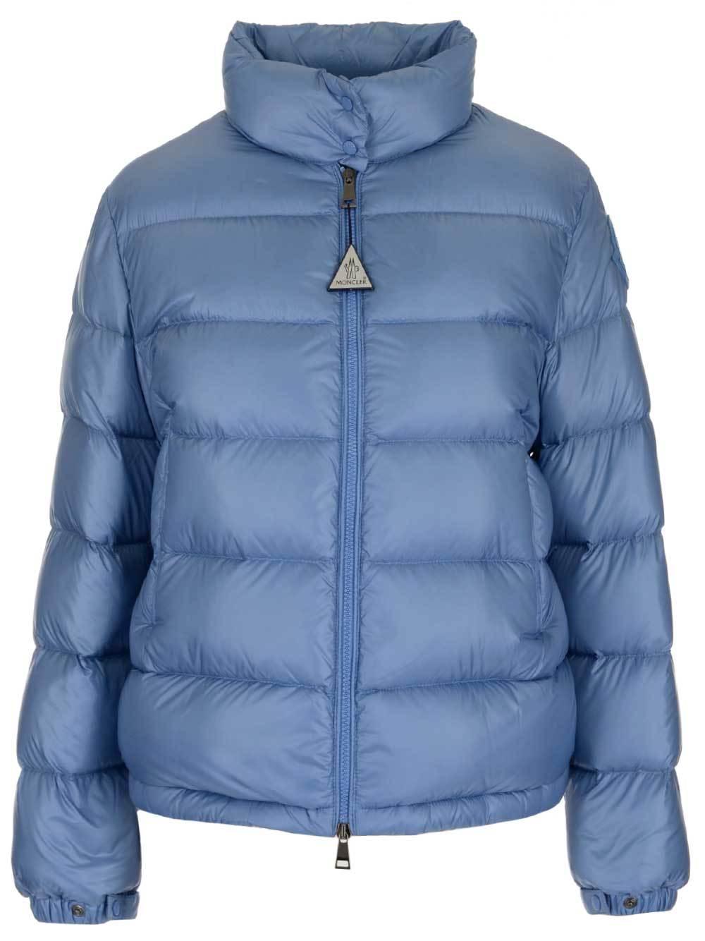 moncler puffer coat blue