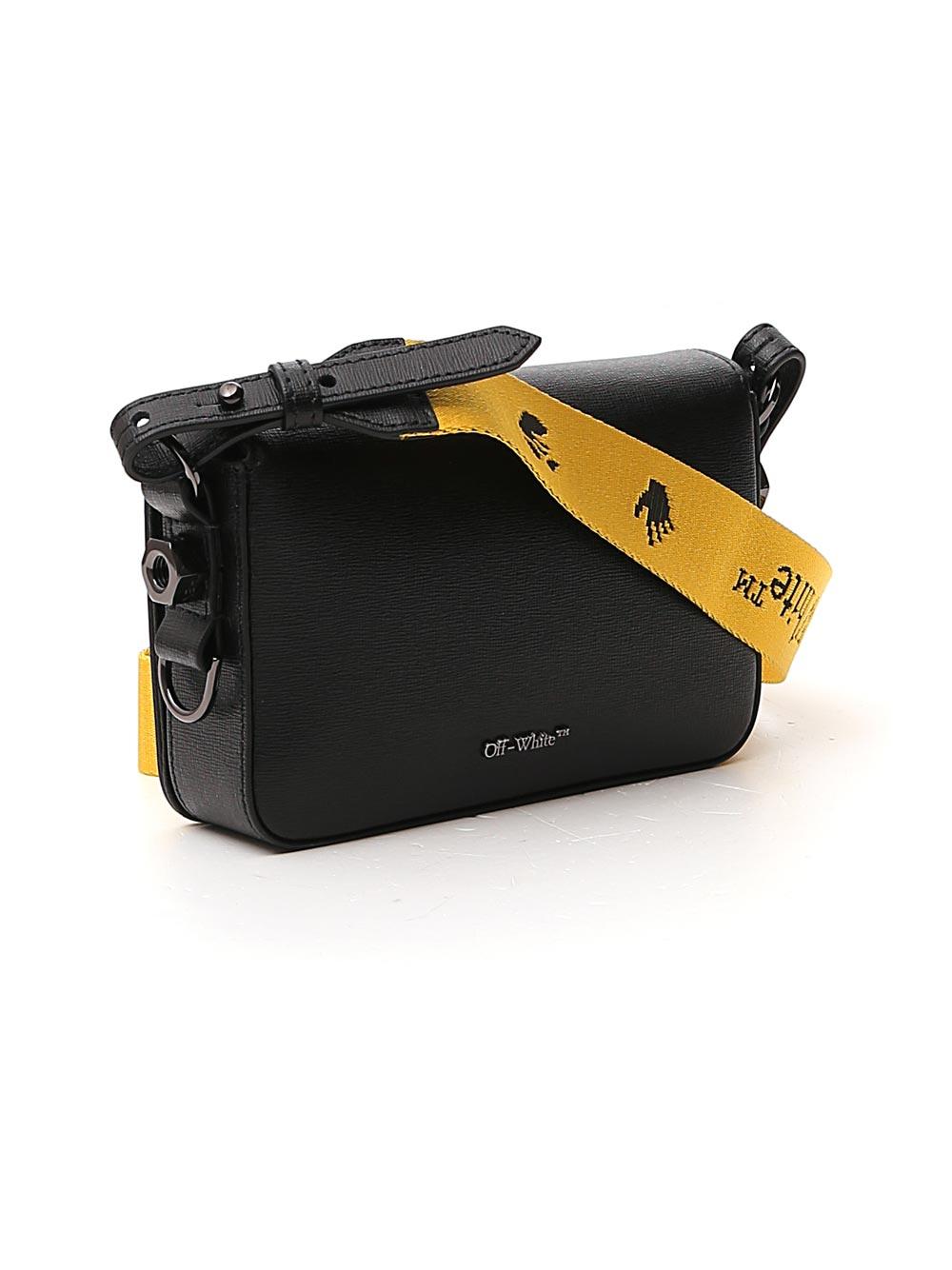OFF-WHITE Diag Flap Bag SS21 Black/White