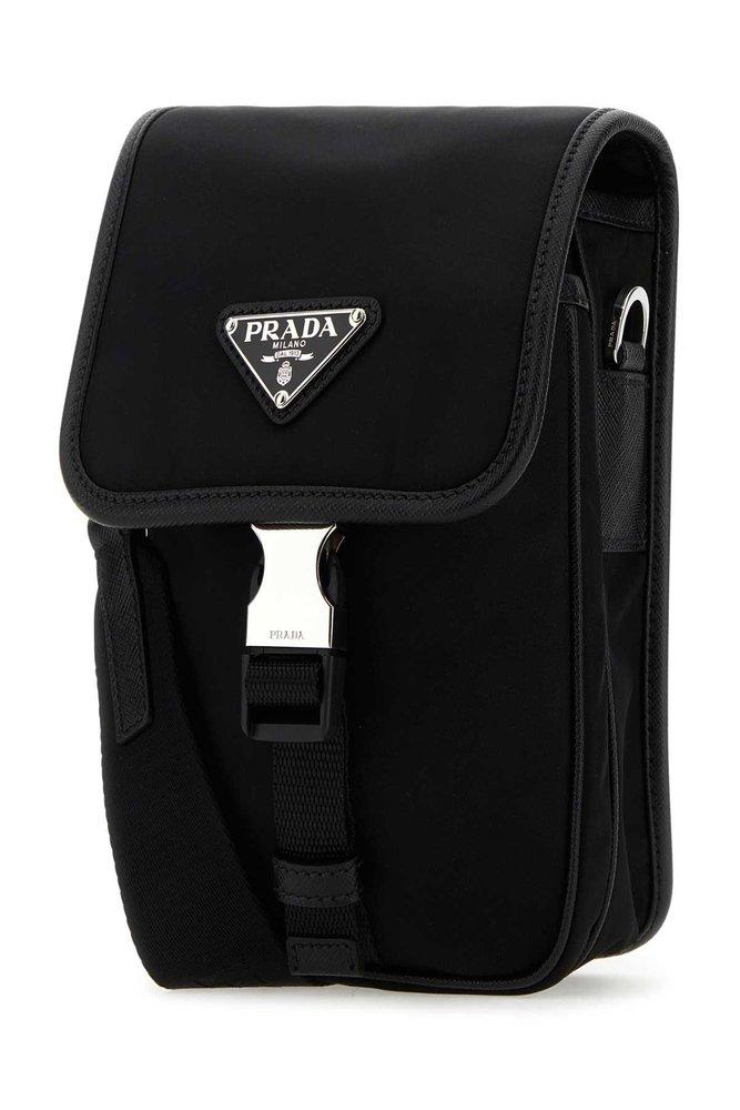 Prada Saffiano Leather Camera Bag Black – voilà.id