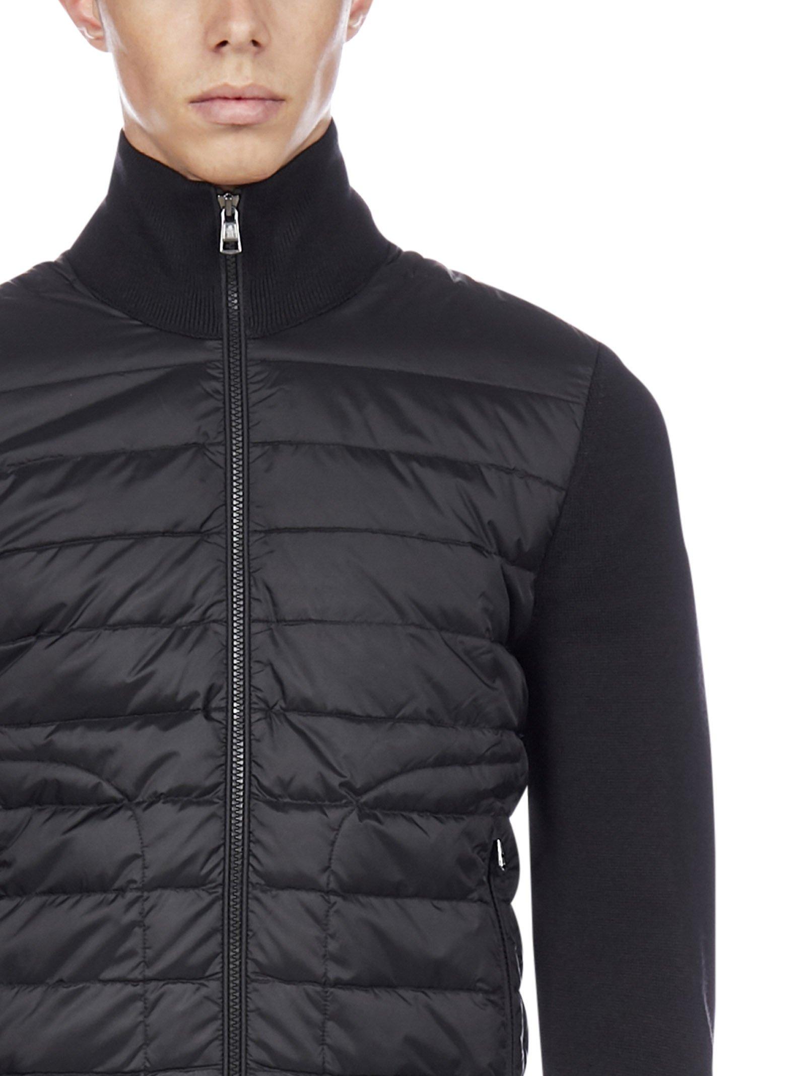 Moncler Wool Padded Jacket Black for 