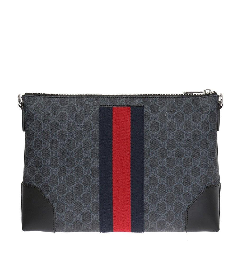 Gucci - GG Supreme Messenger Bag, Men, Black