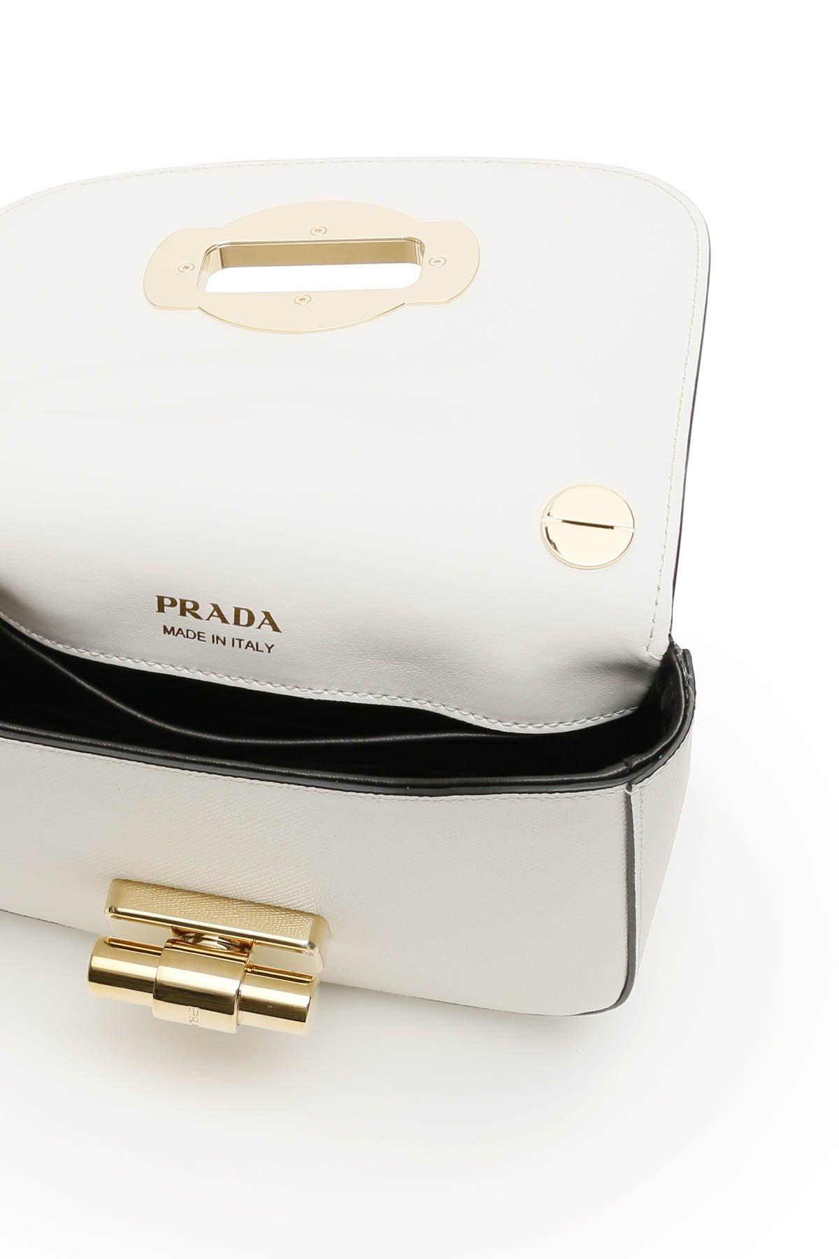 Prada Flap Lock Details Shoulder Bag