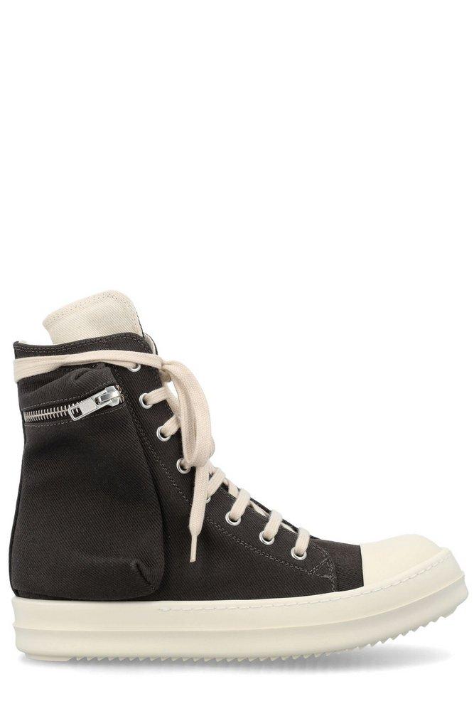 Rick Owens DRKSHDW Cargo Lace-up Sneakers in Black | Lyst