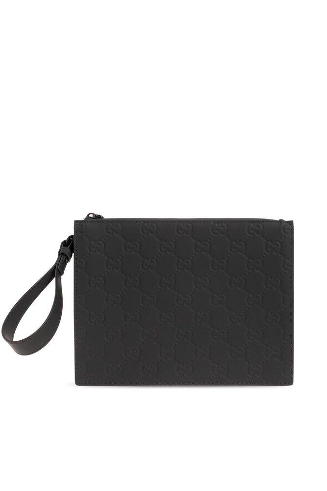 Gucci black clutch best sale bag
