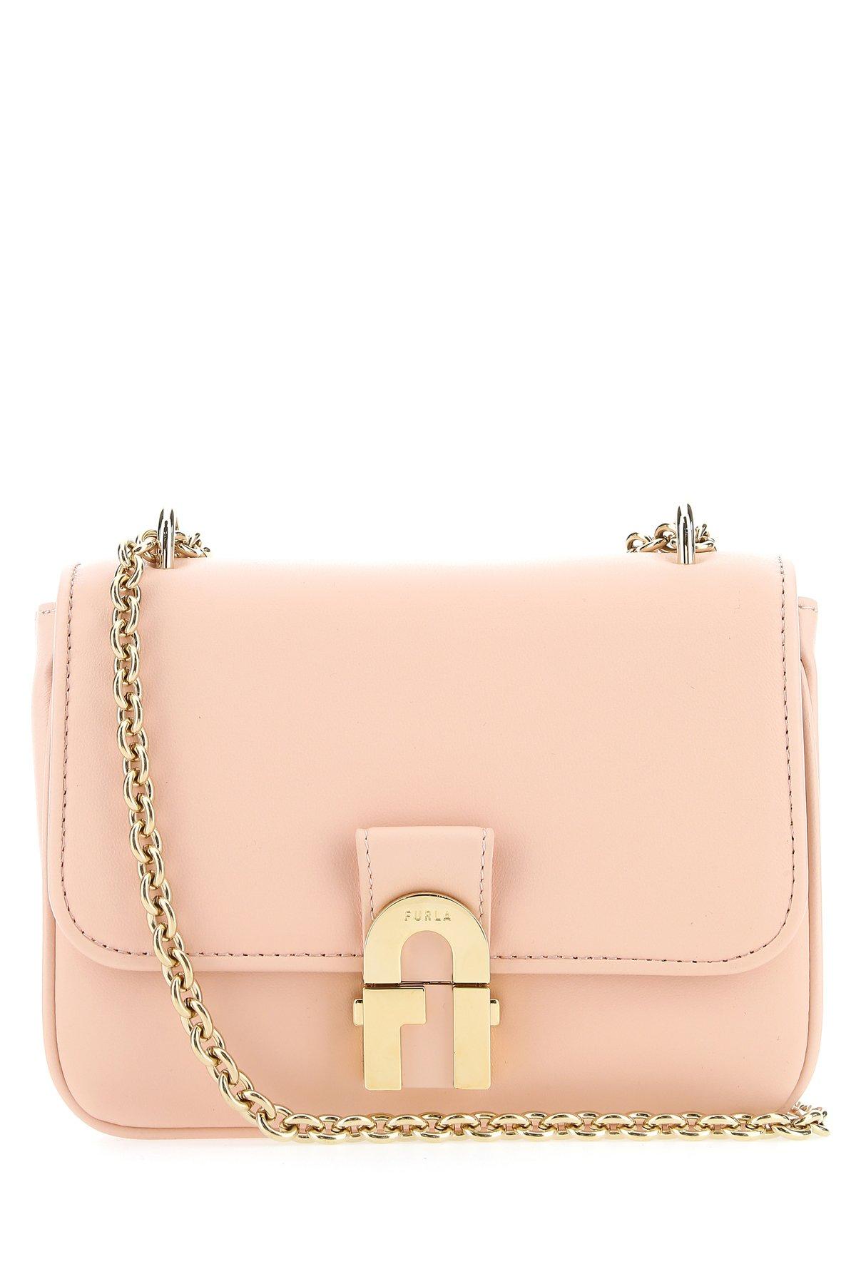 Furla Leather Cosy Mini Shoulder Bag in Pink - Lyst