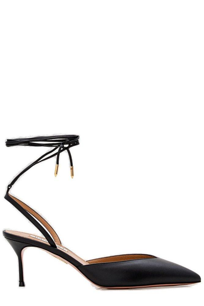 Aquazzura tie up heels best sale