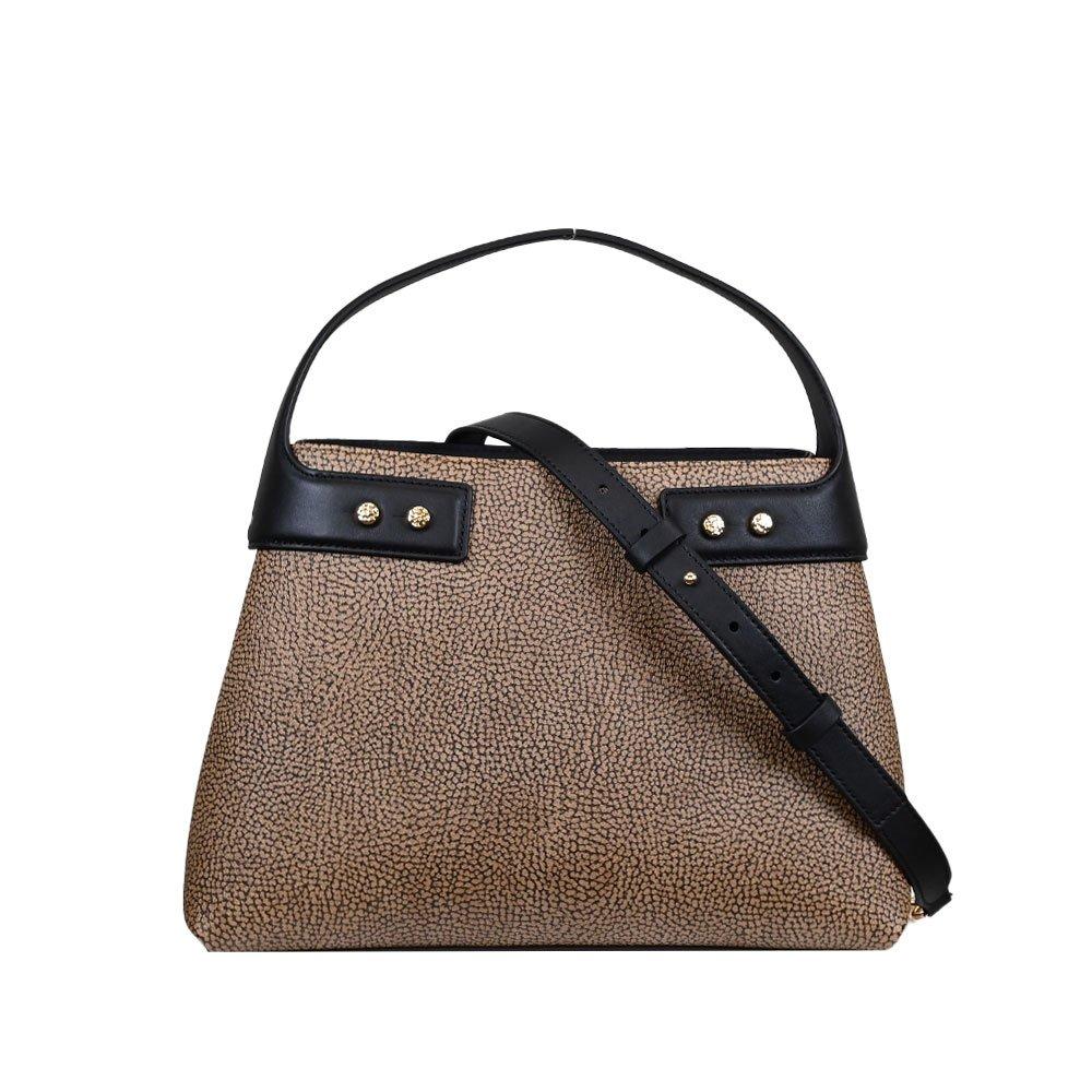 Giglio Borbonese Beige BORBONESE: Shoulder Bag Woman Beige