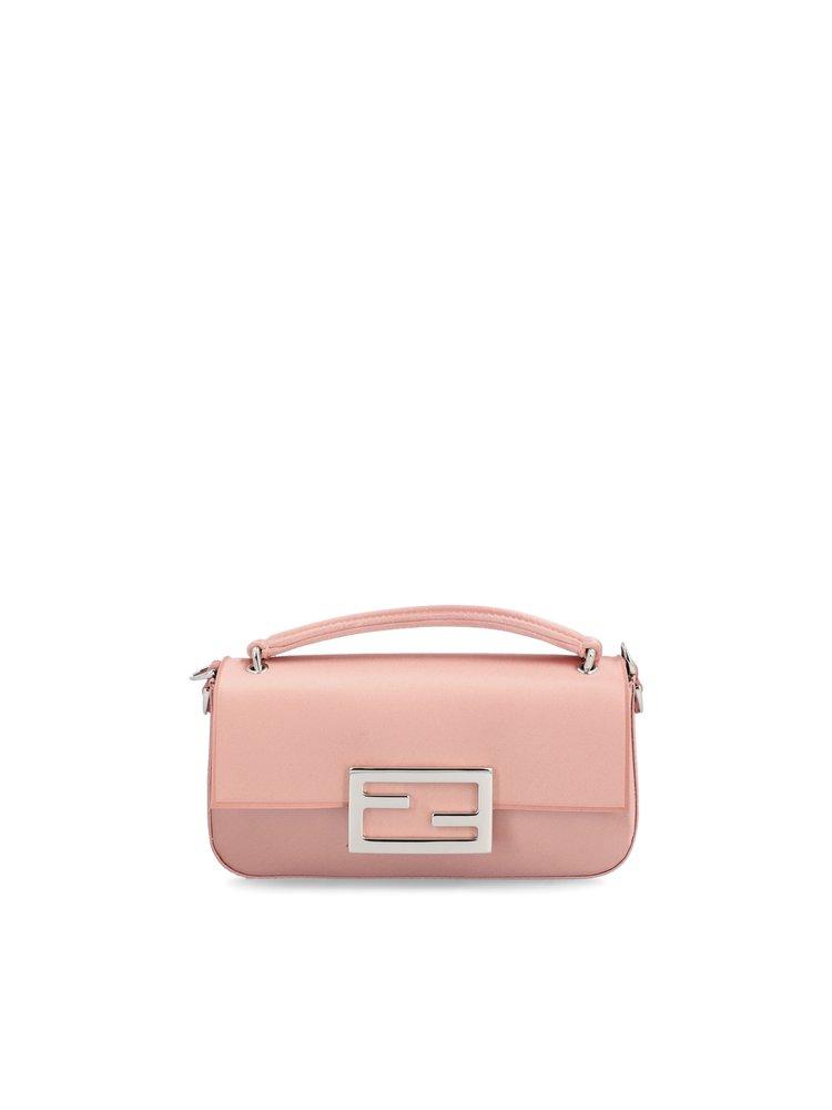 Fendi Baguette Phone Pouch In Pink