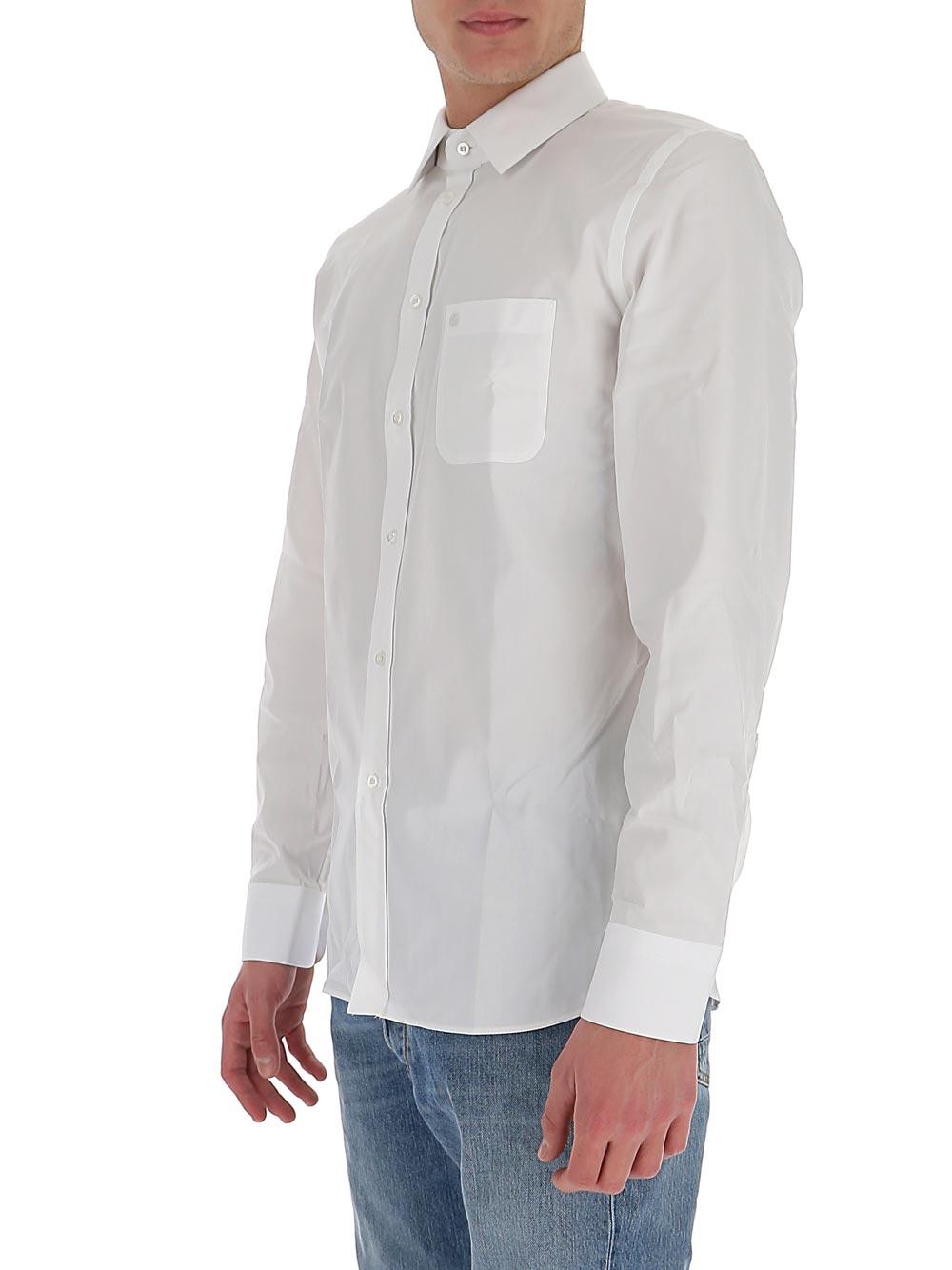 Gucci Cotton Button-up Shirt in White for Men - Lyst