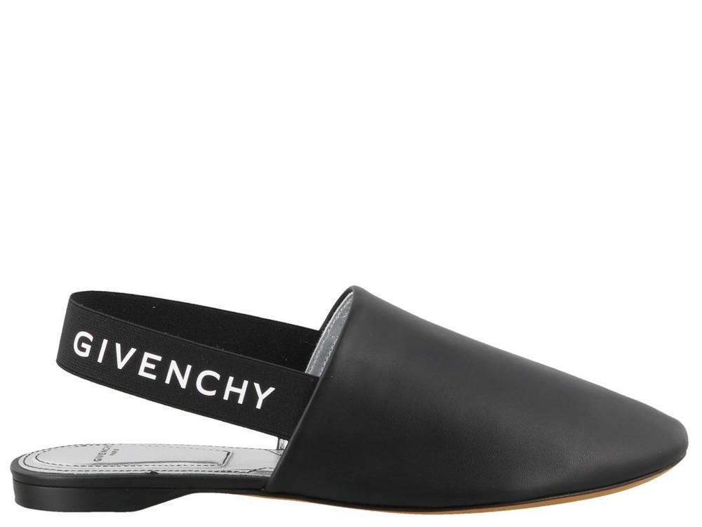 Givenchy Slingback Flat Mules in Black Lyst