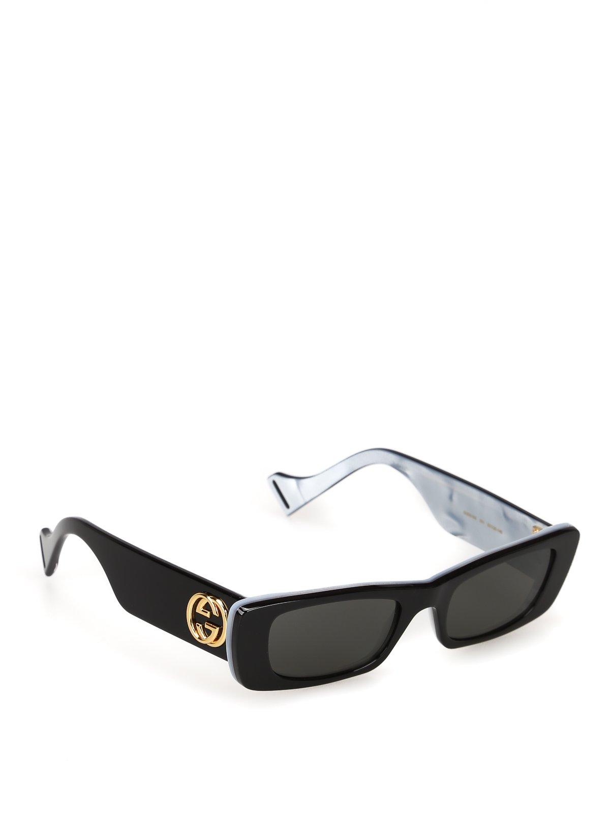 gucci rectangle sunglasses