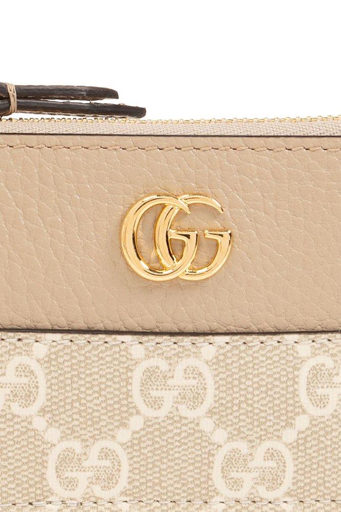 Gucci GG Marmont Keychain Card Case in Natural Lyst Canada