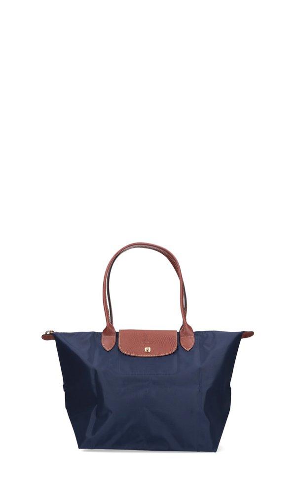 Longchamp Le Pliage Original Large Shoulder Bag in Blue | Lyst UK