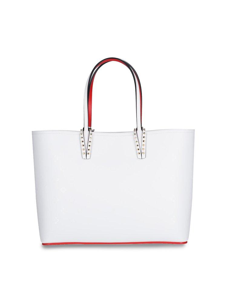 Christian Louboutin Cabata Large Tote Bag in White