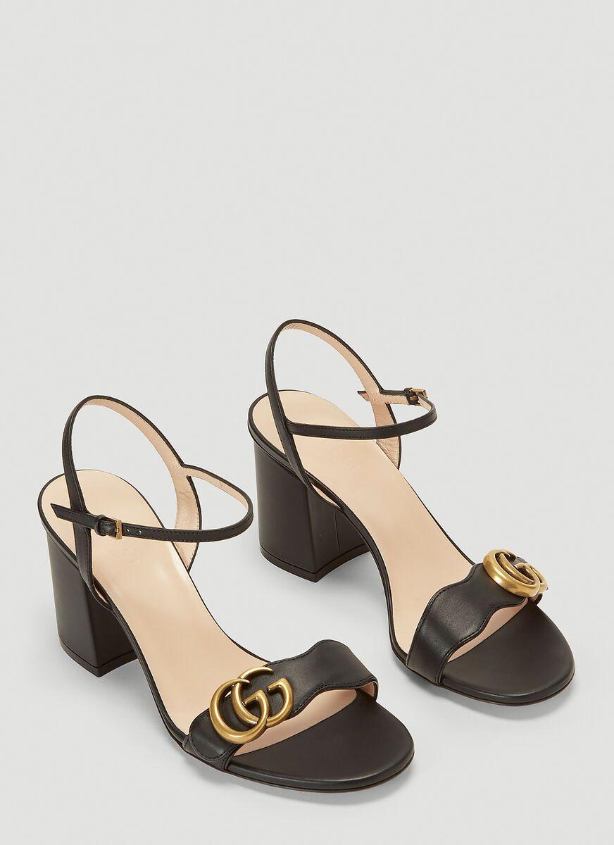 gucci marmont sandal brown