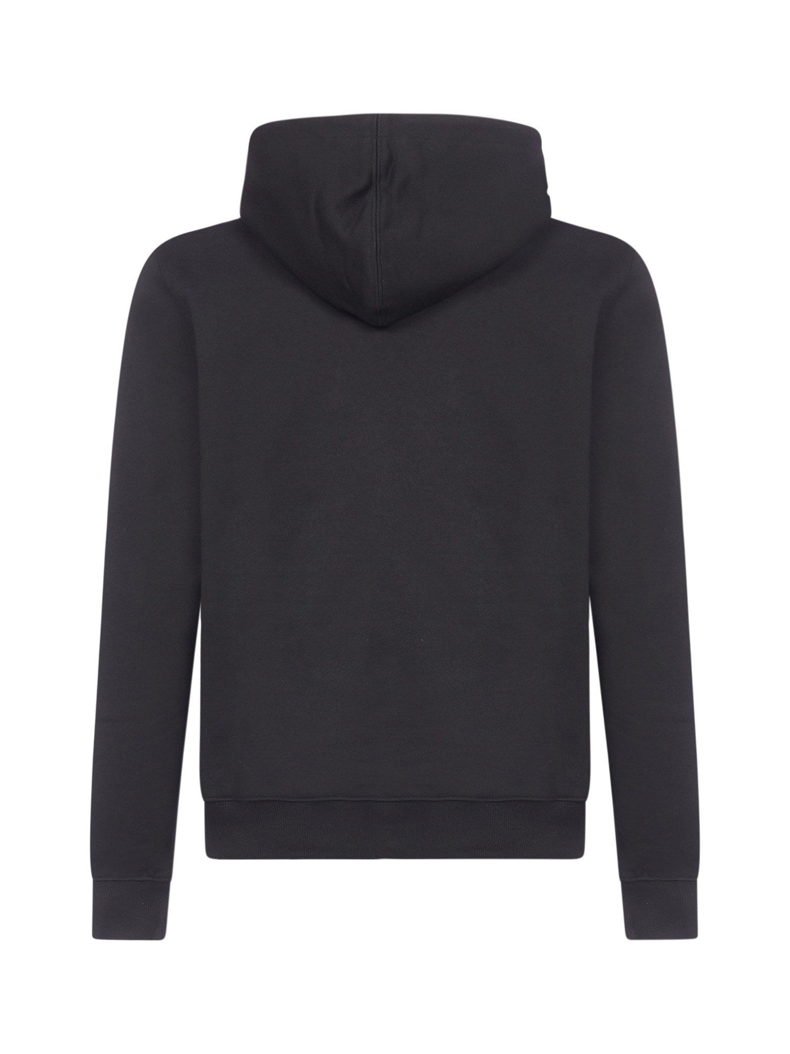 Dior - 'cd Icon' Hooded Sweatshirt with Zip Black Cashmere Jersey - Size XL - Men