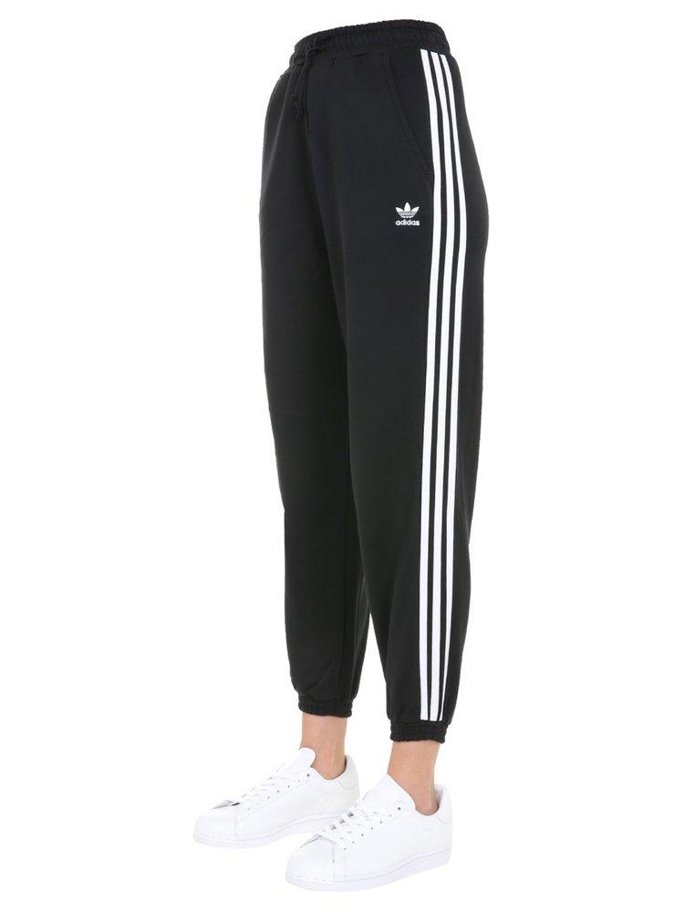 adidas Originals Side Stripe Jogging Pants in Black | Lyst