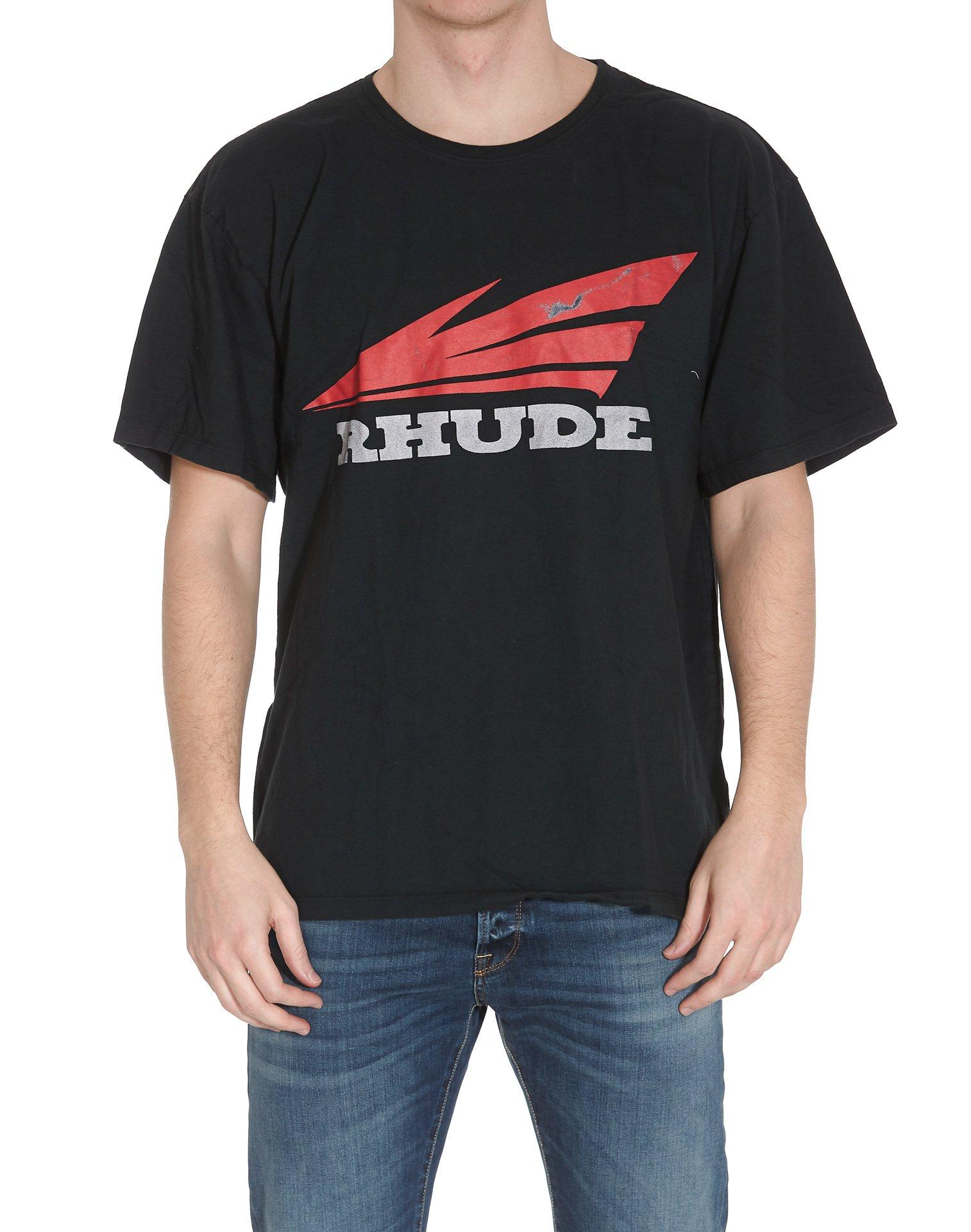 Rhude Cotton Printed Tshirt in Black for Men Lyst