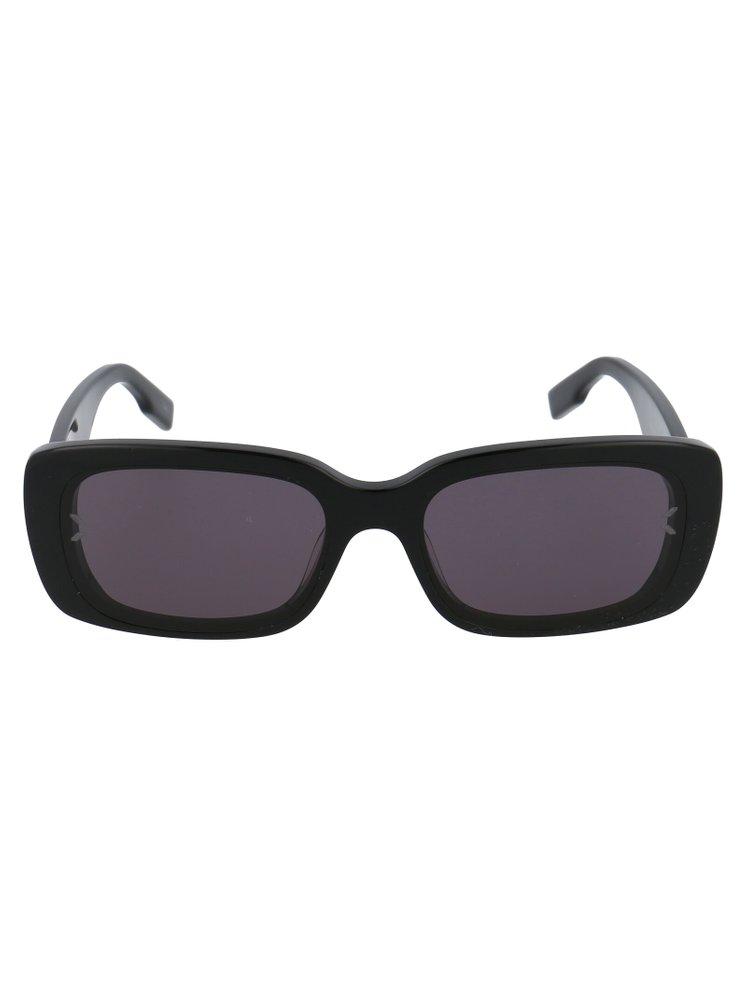 McQ Rectangular Frame Sunglasses in Black | Lyst
