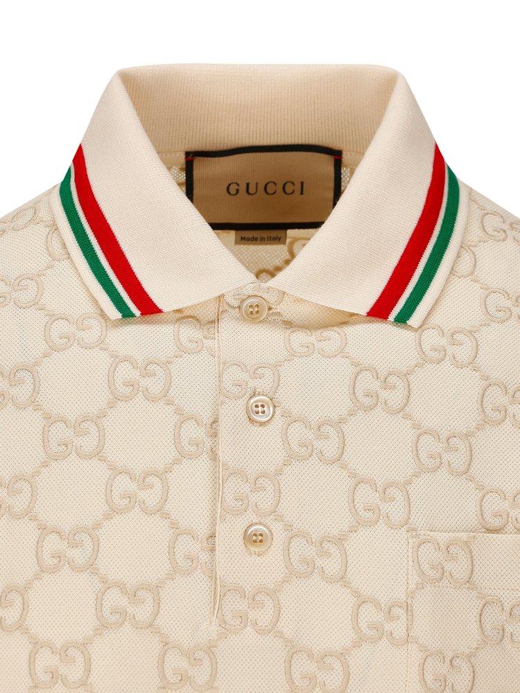 GUCCI GG Marmont 2023 SS Silk Cotton Logo Luxury Polos