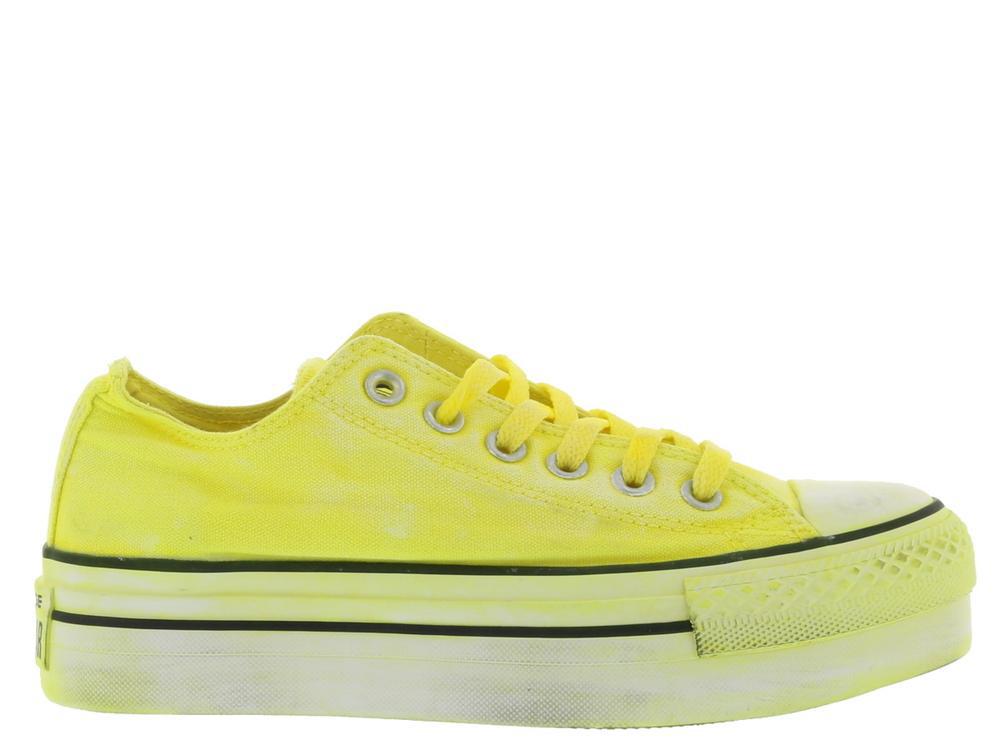 yellow platform converse