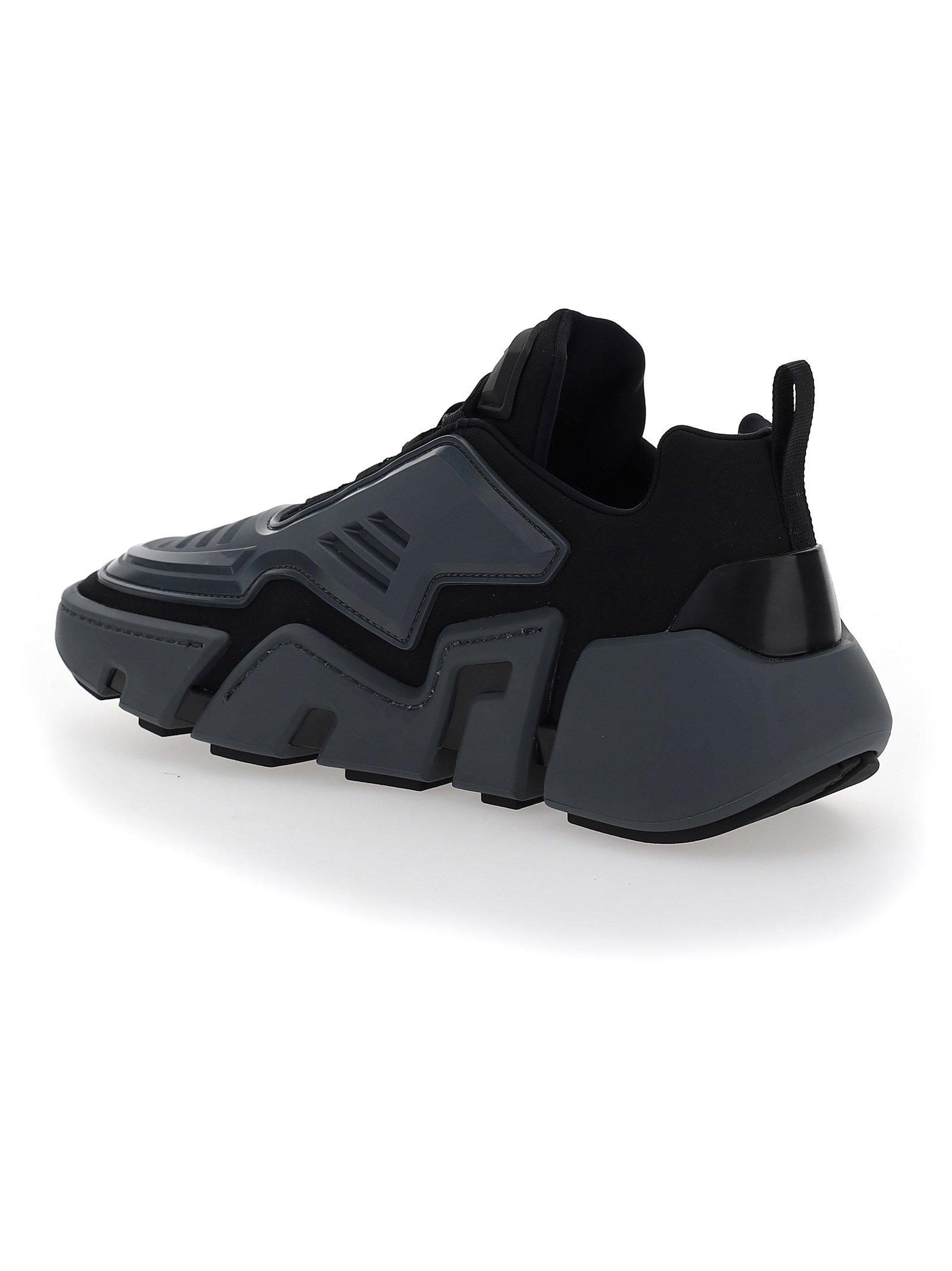prada techno stretch fabric sneakers