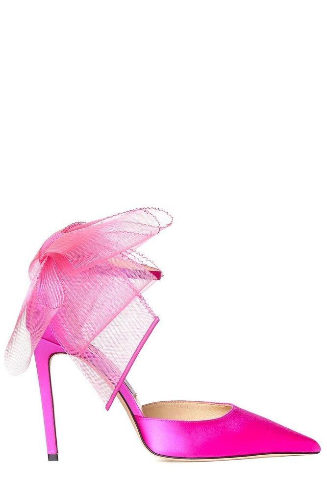Jimmy Choo Averly 100 Bow Pumps in Pink Lyst UK