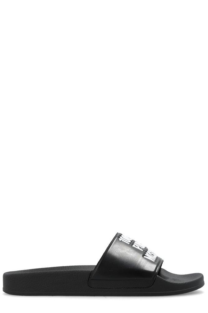 Mens moschino slides discount