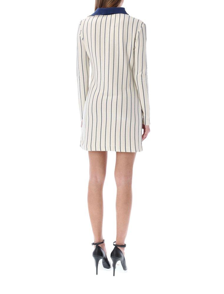 Y. Project X Fila Striped Polo Dress | Lyst