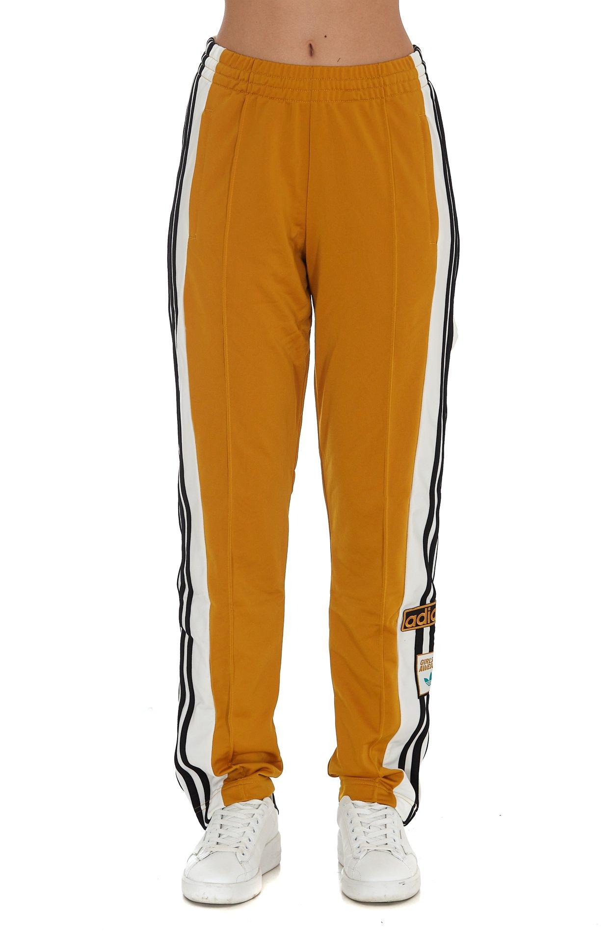 adidas Originals Synthetic Girls Are Awesome Adibreak Pants in Yellow | Lyst