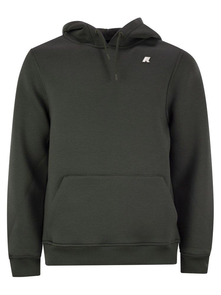 Tシャツ・カットソー K WAY Men Hoodies K31367W 634 Beige Men's Garment-Dyed Hoodie in Pure Cotton with Embroidered