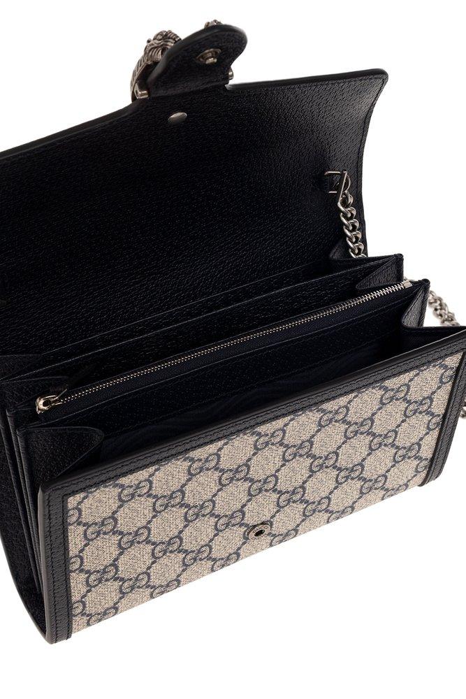 Gucci 'dionysus' Wallet With Chain in Black | Lyst