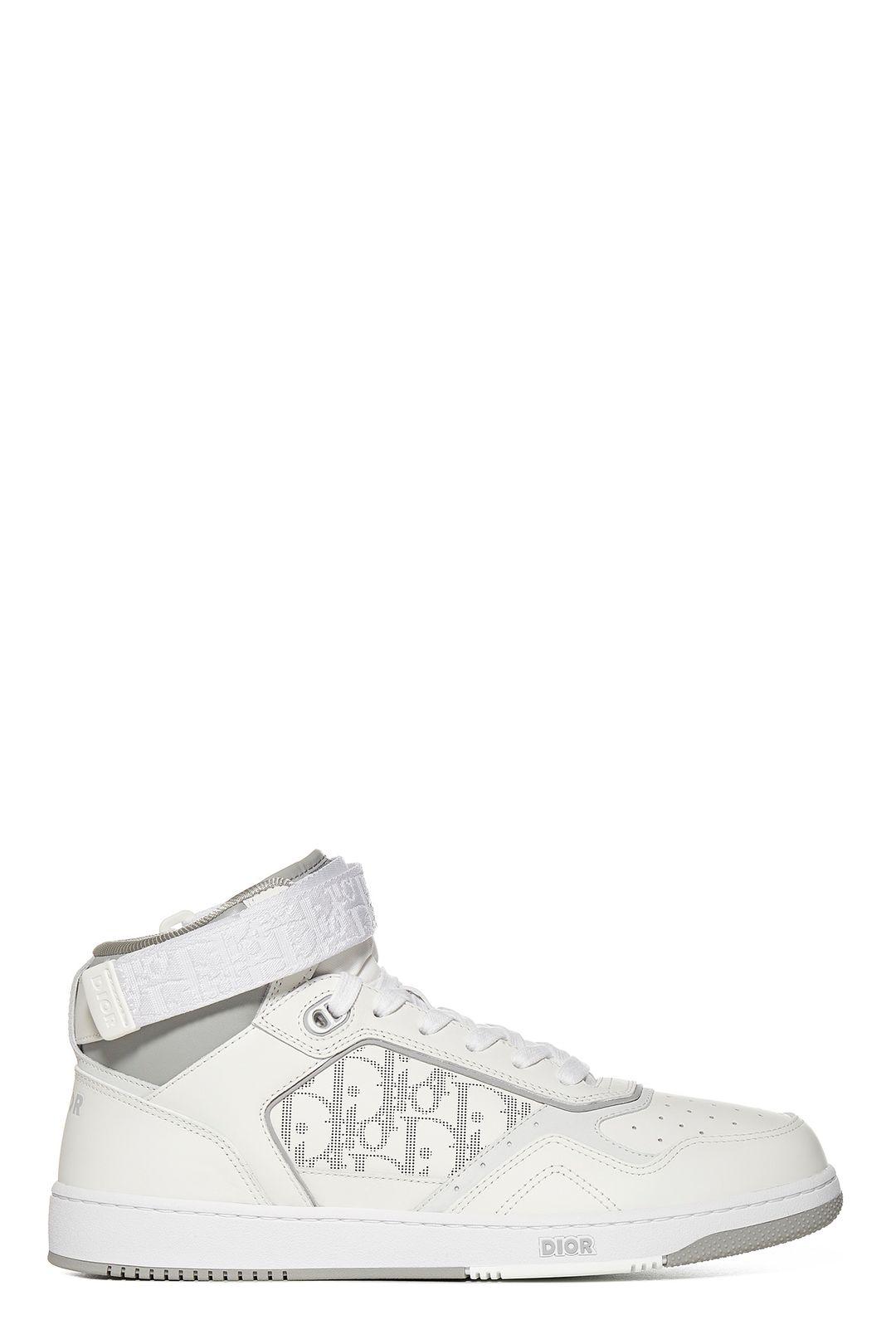 Dior B27 Dior Oblique Galaxy High-top Sneakers in White for Men | Lyst