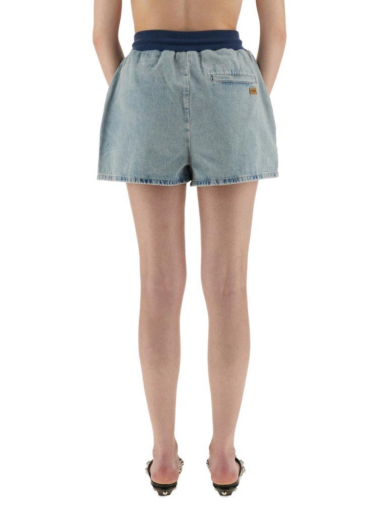 【関税&送料込】Moschino Jeans Shorts Beach Umbrellas J0308-8737-BLUE59872220_grande