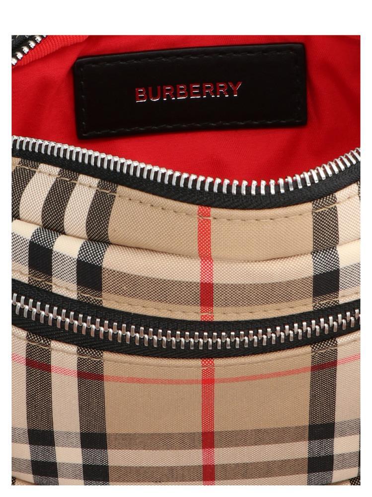 burberry mini check bum bag