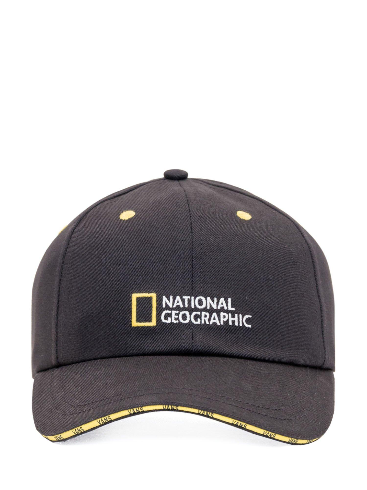 Vans Cotton X National Geographic Logo Embroidered Baseball Hat in Black  for Men - Lyst