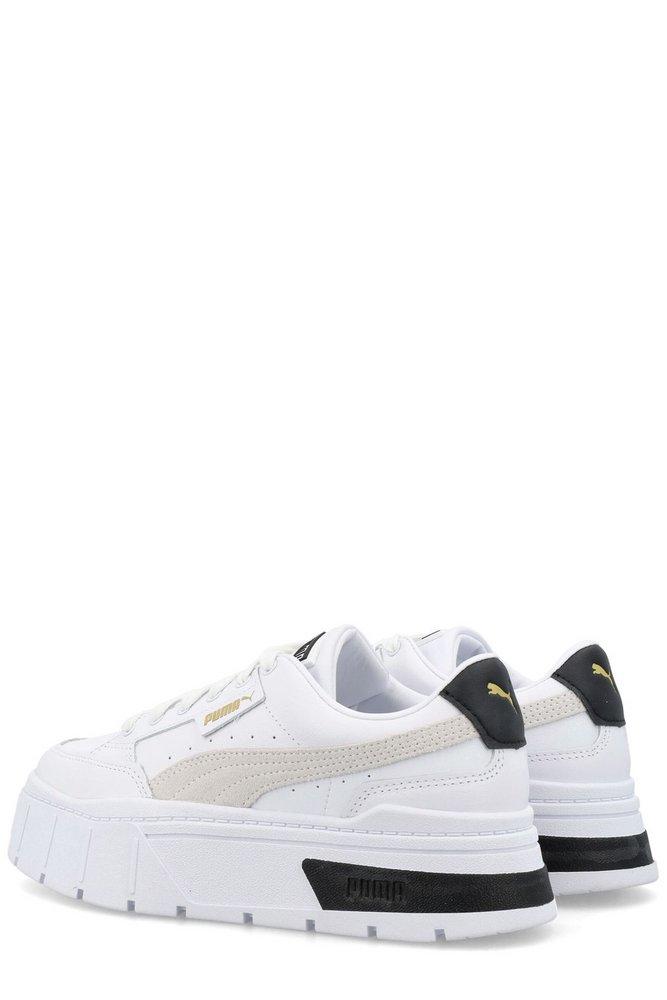PUMA Mayze Stack Low-top Sneakers in White | Lyst