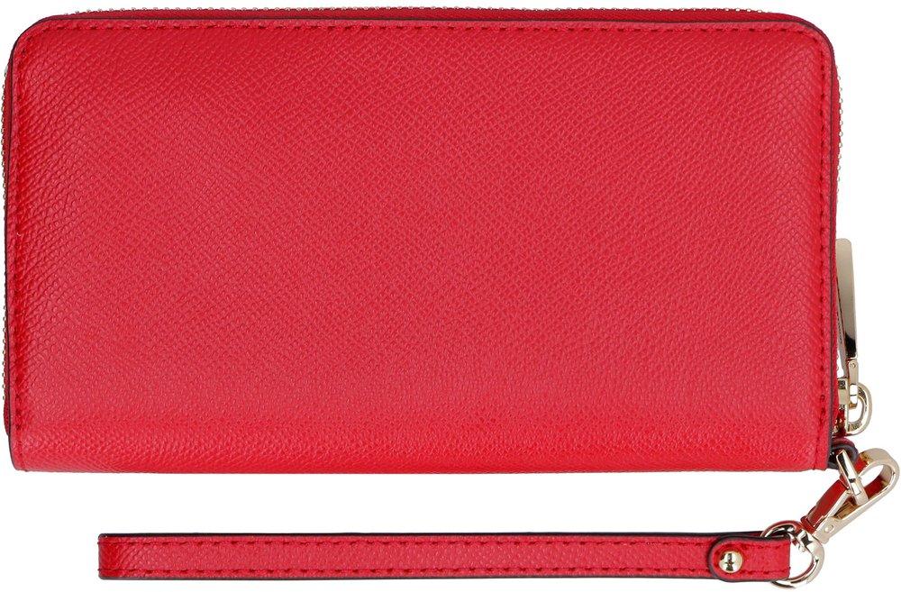 MICHAEL Michael Kors Leather Continental Wallet in Red | Lyst UK