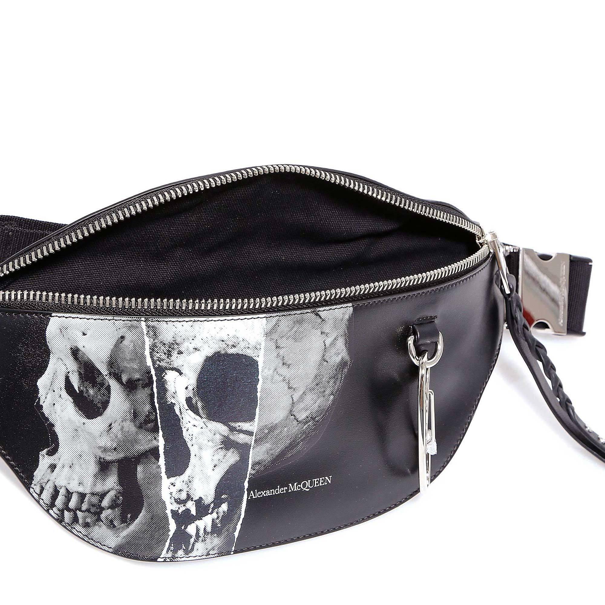 alexander mcqueen skull belt bag