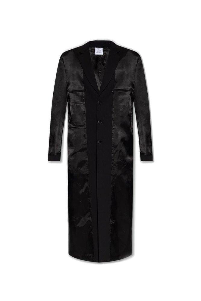 Vetements Coat With Inside-out Effect in Black for Men | Lyst UK