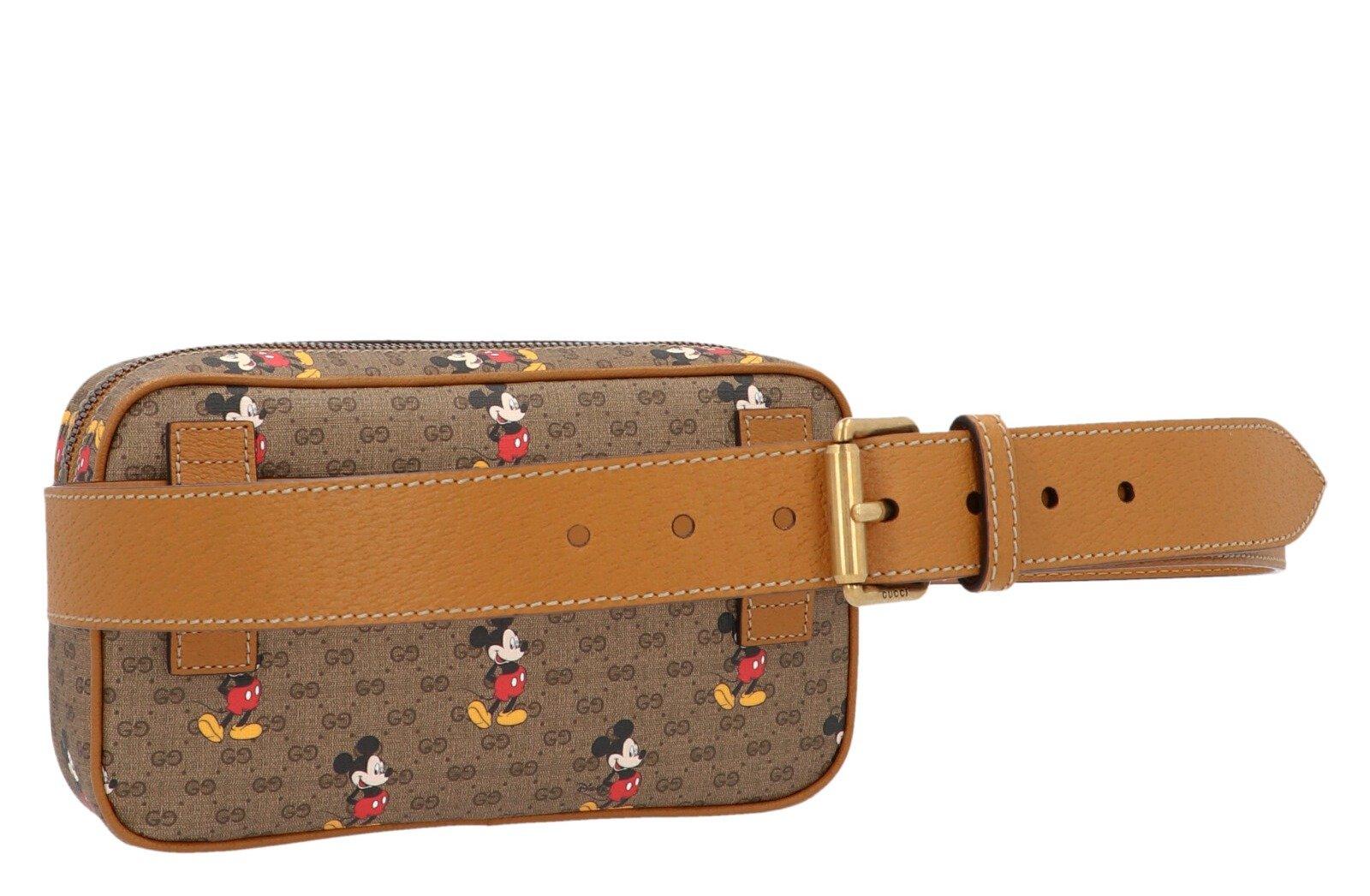 Gucci Leather X Disney Mickey Mouse Belt Bag Lyst