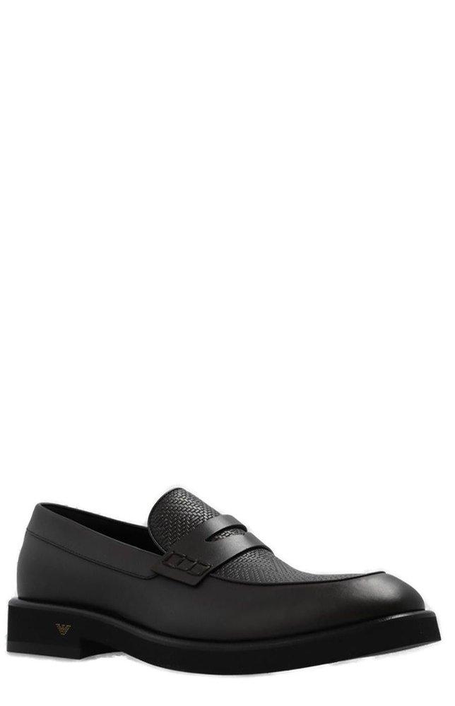 Louis Vuitton Monogram Mens Loafers & Slip-Ons, Black, 09.5